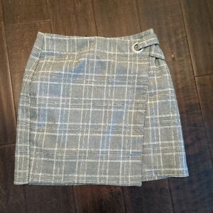 Cute Plaid Drape Skirt